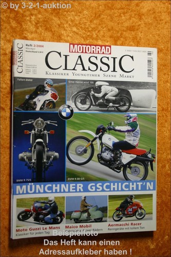 Motorrad classic moto - motorrad, 2/04
