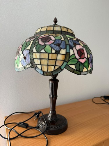 Große tischlampe tiffany - große,