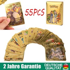 55 Stück Deutsch Karte Gold