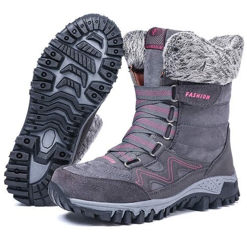 Damen stiefel warm gefüttert - warm,