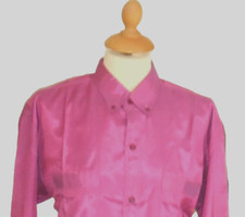 Handgefertigtes Seiden Hemd Größe L