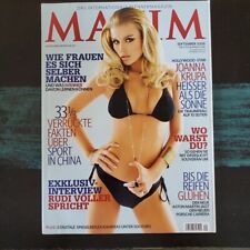♡ Maxim 09/2008, Joanna