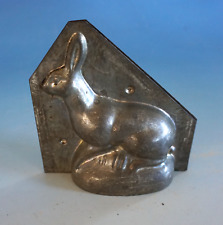 Vintage Antik Backform Ostern Form Hase Osterhase Blech alt um 1920 (F025-396)