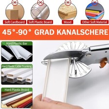 45-135° Gehrungsschere Winkelschere Leistenschere Profilschere Rohrschneider Neu