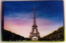 Hologramm WACKEL-KARTE ⭐ EIFFELTURM ⭐ FRANKREICH, France Lentikular AK 3D Effekt