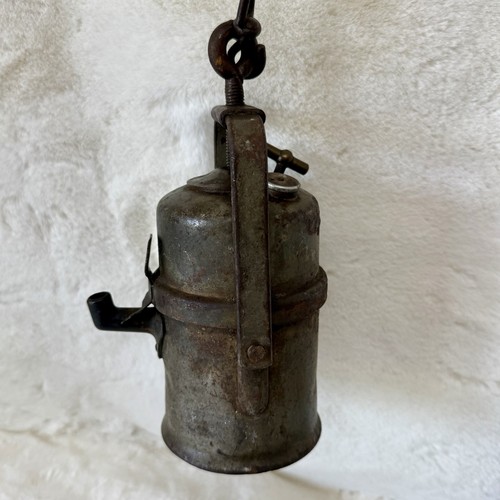 Alte karbidlampe grubenlampe - alte,