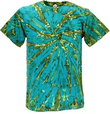 Batik T Shirt, Herren Kurzarm