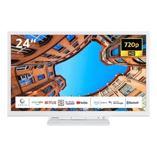 Toshiba 24WK3C64DA LED TV 24 Zoll Weiß HD Triple Tuner Smart TV Sprachsteuerung 