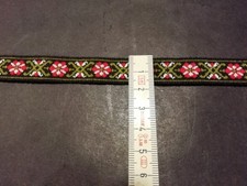 50 cm bunte Trachtenborte Webband Bordüre