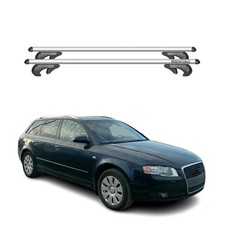 Menabo Dachträger Grundtäger für Audi A4 B7 Avant 2004-2007 90kg Alu Silber 2tlg