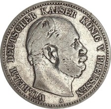 Preußen Wilhelm I. 2 Mark
