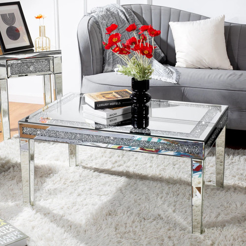 Glitzer couchtisch sofatisch - couchtisch,