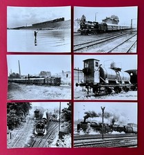 6 x DDR Eisenbahn Foto