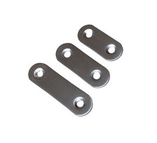 10 Stück Edelstahl Lochplatte