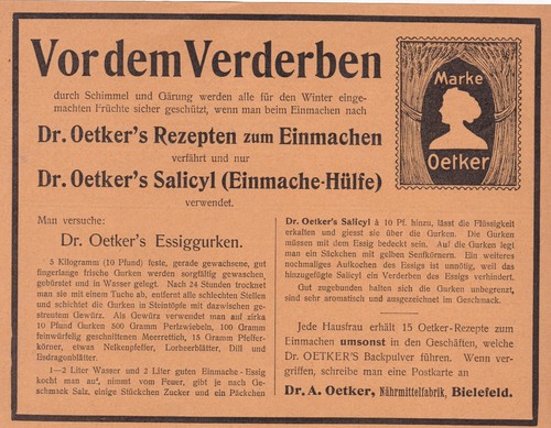 Oetker werbung reklame - werbung, /