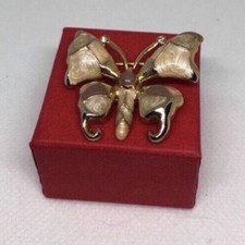 Schöne, alte Schmetterling Brosche/Anstecknadel ca. 45 mm. x 30 mm. Top Zustand!