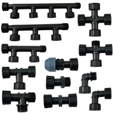 PP PE-Verteiler Ausflussverteiler Fitting 1 Zoll Bewässerung Beregnung