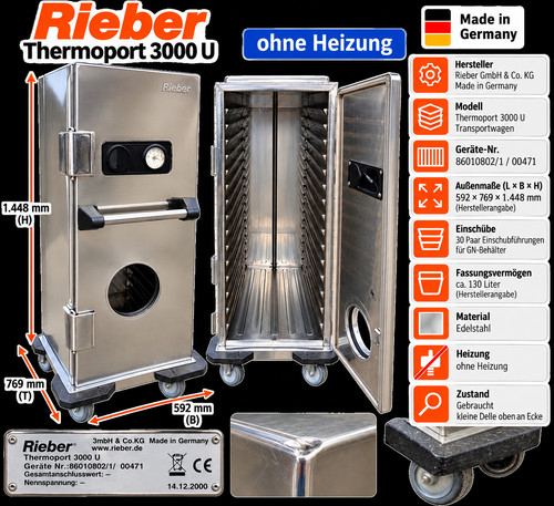 Rieber thermoport 3000 - 3000, u