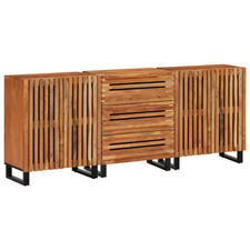 Sideboard 3 Stk. 60x34x75 cm