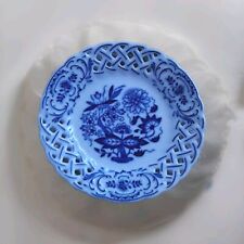 Hutschenreuther Zwiebelmuster kl. Teller rund 10cm vintage 1980er top Zustand 