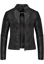 Damen Echtleder Jacke Biker