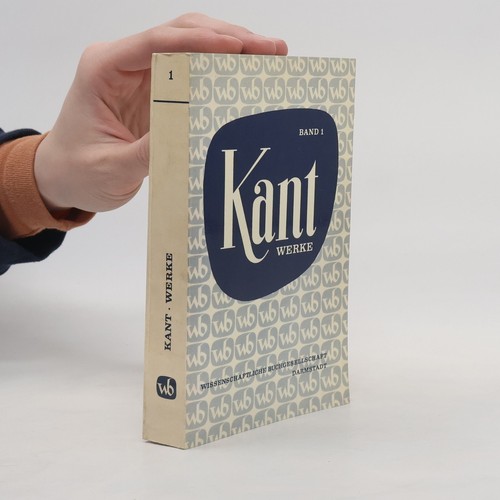 Kant werke band - kant, 1 