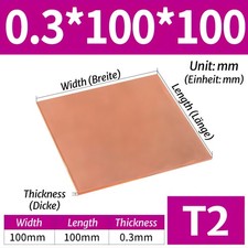 T2 Kupferblech Kupferplatte