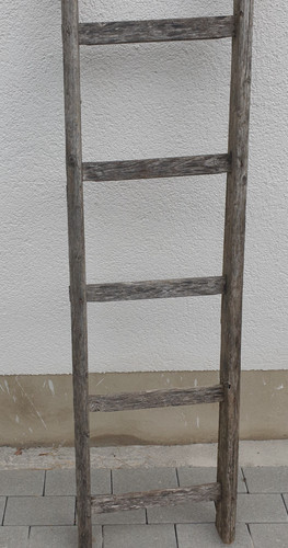 Shabby alte leiter - shabby,