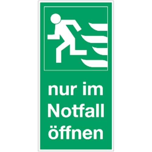 Aufkleber nur notfall - nur, im