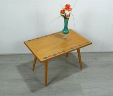 60er Beistelltisch Esche Natur