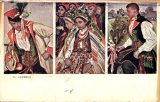 Künstler Ak Uziemblo, H., Malarstwo Polskie, polnische Trachten - 4837822