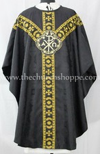 Schwarze Gotische Chasuble