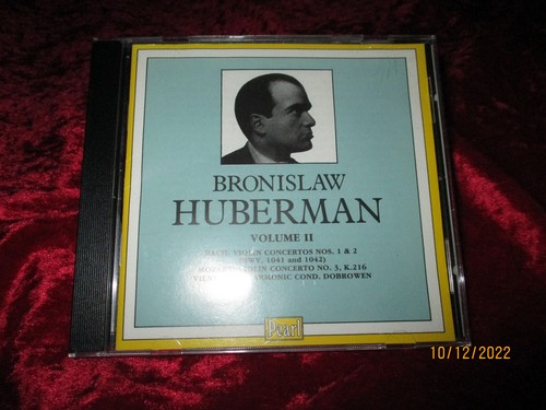 Bronislaw huberman volume - cd-bronislaw, huberman--volume
