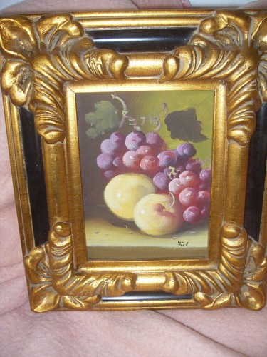 öl gemälde stillleben - gemälde,, obst