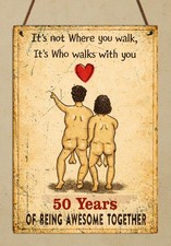 50. Hochzeitstag Plakette