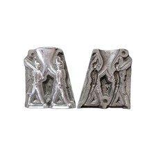 1 Zinngießform - 2 Soldaten im Marsch 