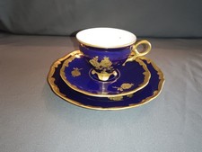 *Echt Kobalt* Sammeltasse Kobaltblau, Set , Lichte Porzellan, Kaffeegedeck