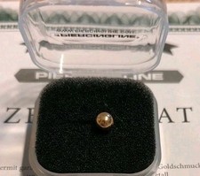 Echtgold Kugel Aufsatz 5mm 750 18k 1,6mm
