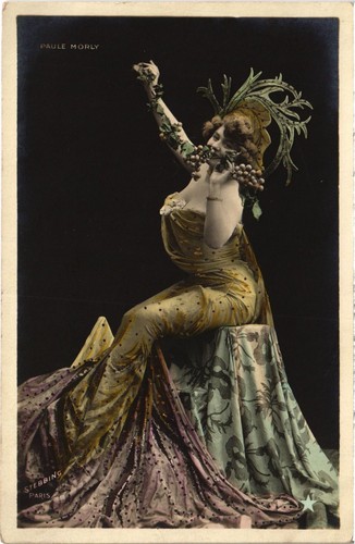 Cpa paule morly - ak, theatre