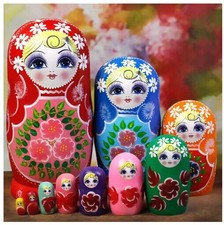 10x Russische Matroschka