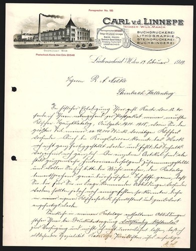 Rechnung lüdenscheid w - lüdenscheid, i.