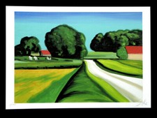 Einmalige Kunst Grafik von Original Gemälde, Grafica, Gráfico, Graphic, NO FOTO!