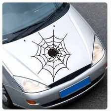 Autoaufkleber Spinne Spinnennetz Auto Aufkleber Spider Sticker clickstick A557 