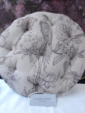 LOBERON Sitzkissen Leinen Pfau