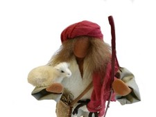 Erzählfigur "Junger Hirte mit Lamm" 30 cm ähnlich Egli-Figur - Erzählfiguren
