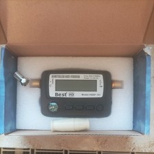 Satfinder PROFI SAT Finder mit LCD Display digital Messgerät Kompass F-Kabel 