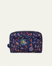 Oilily Chloe Pocket Cosmetic Bag Joy Flowers Eclipse