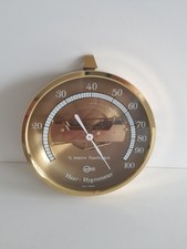 Vintage Barigo Messing Barometer Haar Hygrometer TOP !!! RAR !!!