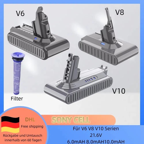 10ah akku für dyson v8 - akku,