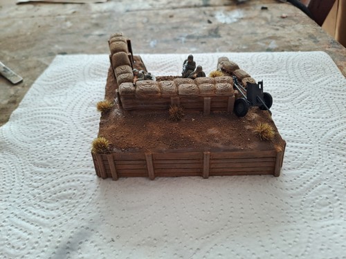 Modellbau minidiorama bunker - modellbau,minidiorama,